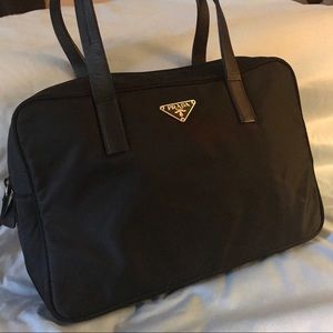 Prada - Black Nylon Satchel